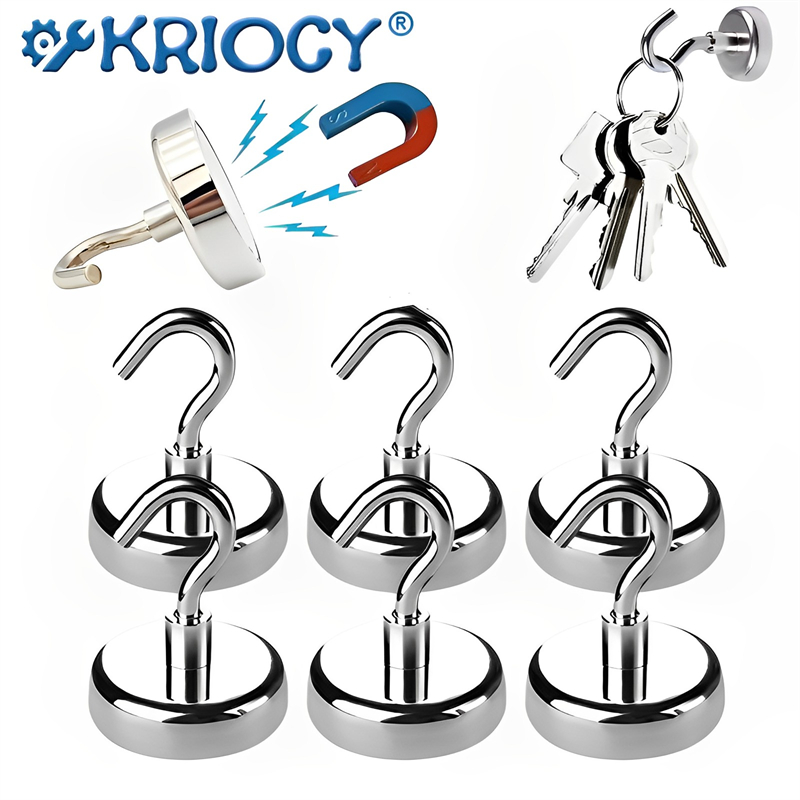 Fishing Equipment Us - Strong Powerful Round Neodymium Magnet Hook