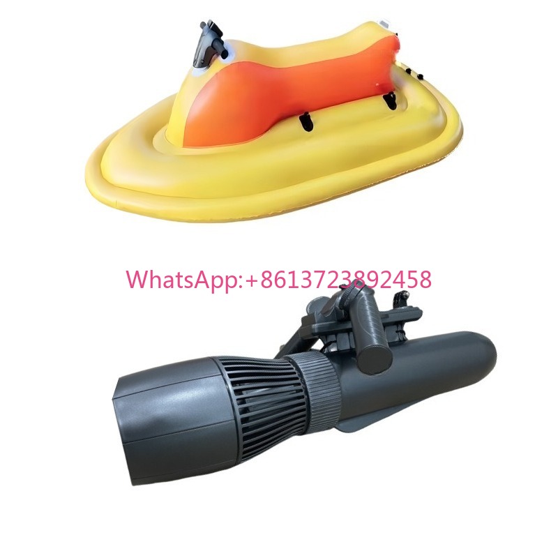 Jetski Fishing Equipment - Electric inflatable jet ski, equipped with