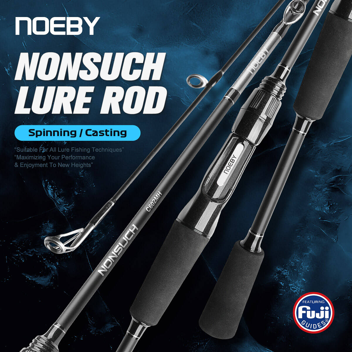 NOEBY 1.83m 1.98m 2.13m NONSUC - Fishing Equipment Guide recension och pris