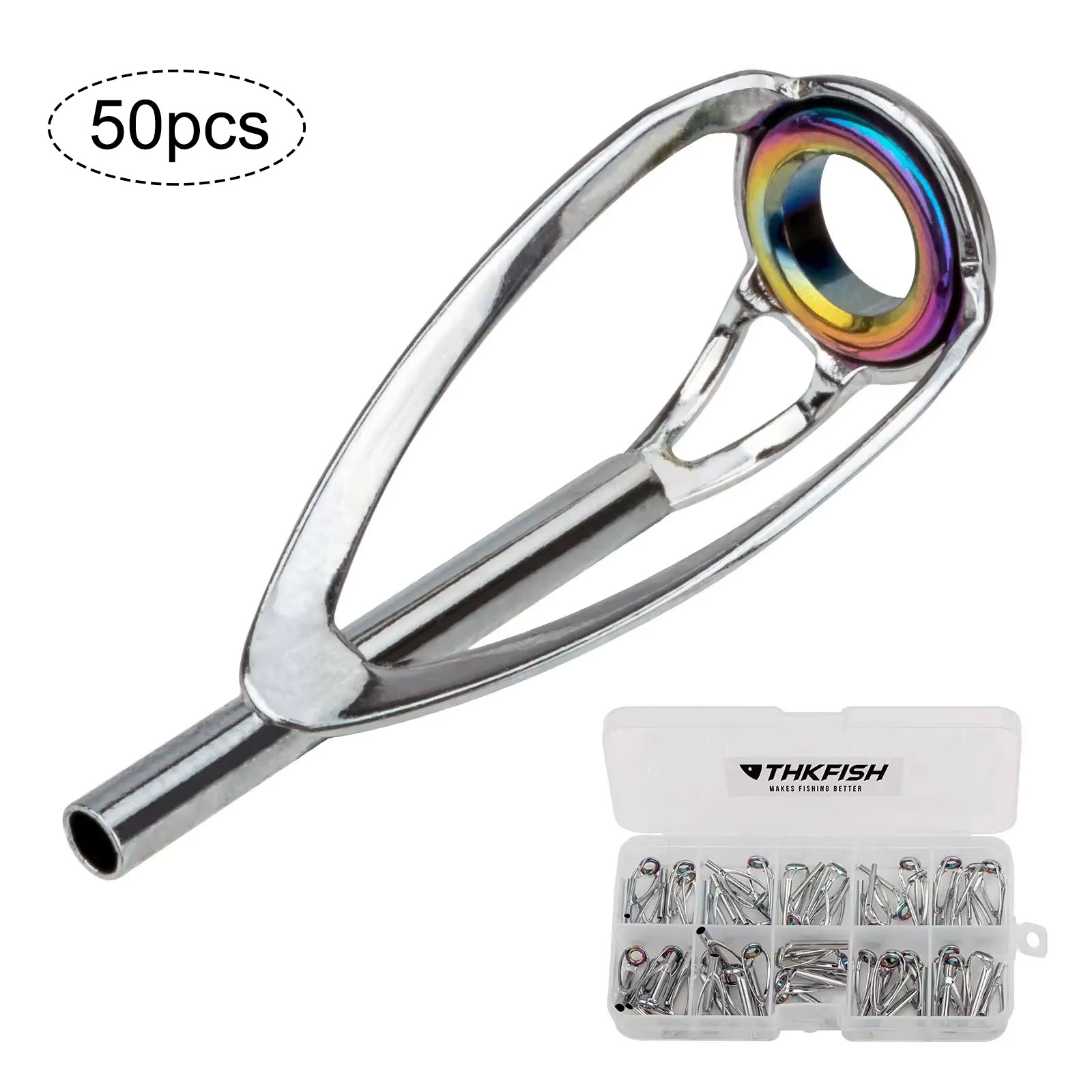 50pcs Fishing Rod Tip Top Repa - Fishing Equipment Guide recension och pris